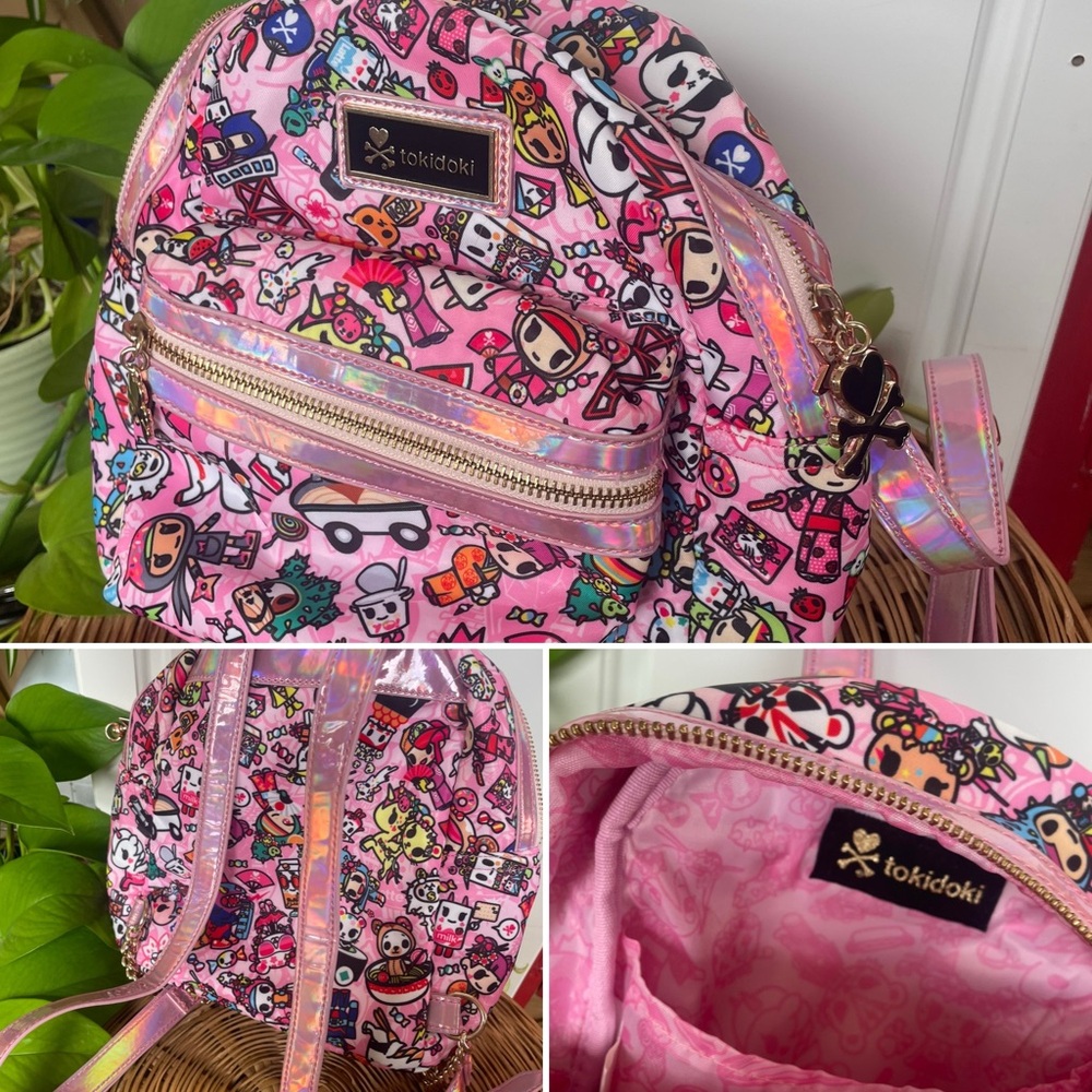 Tokidoki Pink Mini Backpack Purse - Picture 2 of 2